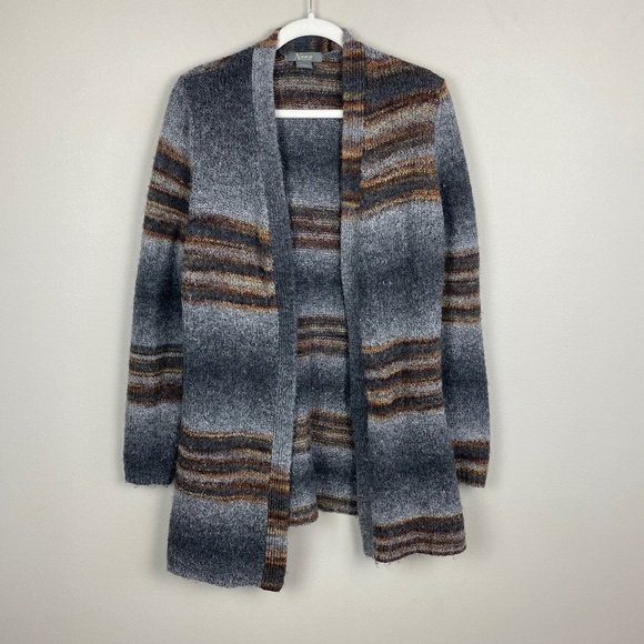 Natural Reflections Wool Blend Long Open Cardigan - Size Medium - Picture 1 of 5